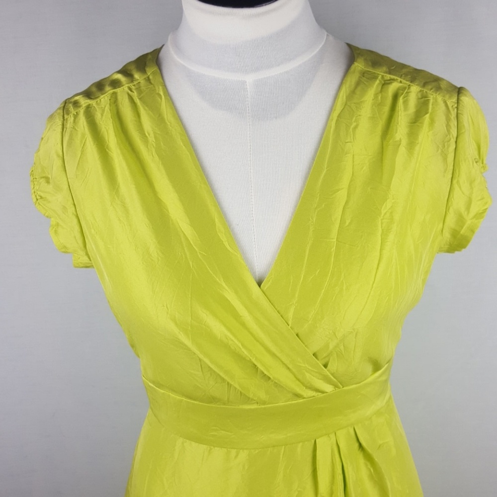 Banana Republic 100% Silk Wrap Dress